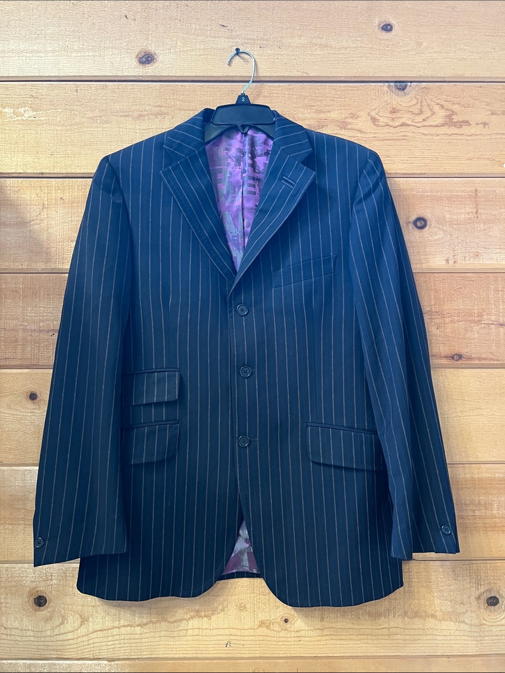 Ted Baker London striped suit jacket 40R